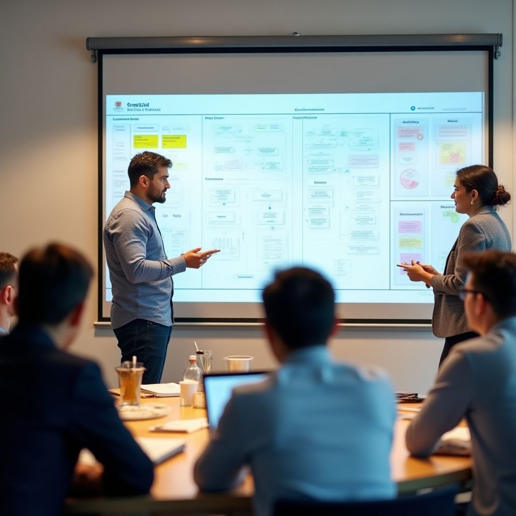 Team strategy session